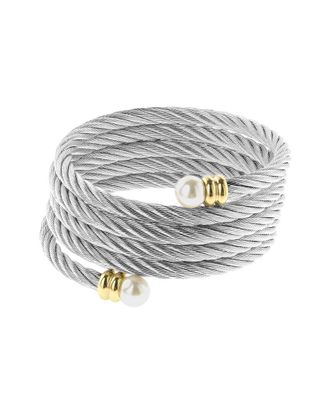 Liv Oliver 18K Plated 6-7Mmmm Pearl Bracelet