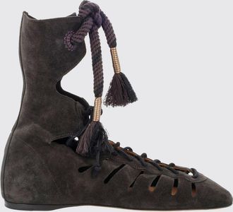 Isabel Marant Stivaletti Liade in pelle scamosciata con design traforato