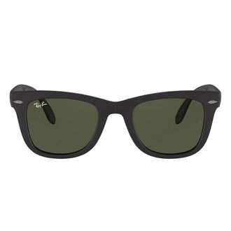 Ray-Ban Sunglasses Rb4105 601 S Wayfarer Folding Matte Black/Green G 15 Unisex