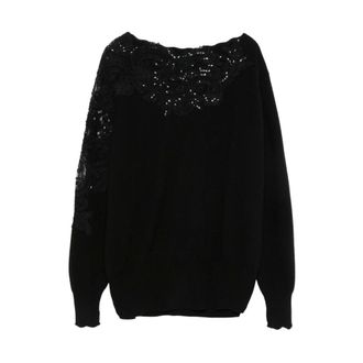 Ermanno Scervino Mujer, Jerseys, Negro, Talla: M