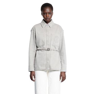 アウターその他 FENDI Denim parka Beige Coat Wool Beige | Fendi