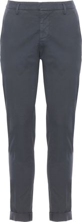 Dondup Blue Gaubert Cotton Chino Pants