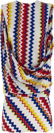 Missoni Abito Peplos - Bianco