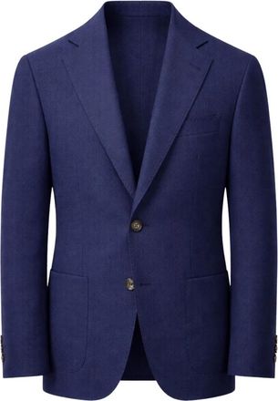 Eleventy Giacca monopetto - Heren - Blazers - Blauw - 3XL - Wol - Jassen