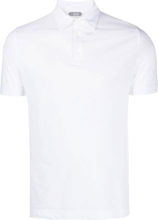 Zanone basic short-sleeved polo shirt - men - Cotton - 58 - White