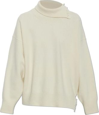R&oacute;he Dames, Truien, Beige, Maat: XS Wol