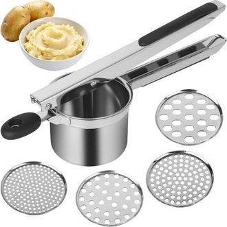 OEM Prensa Para Patatas Con Coladores Intercambiables Para Pur&eacute; Y Zumo