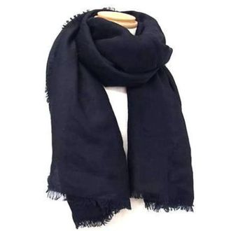 Loewe Vintage, unisex, Blauw, ONE Size, Pre-owned Cashmere Sjaal