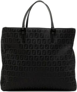 Fendi Pre-owned Tote Bags, female, Black, Size: ONE SIZE Pre-owned Tote Bag