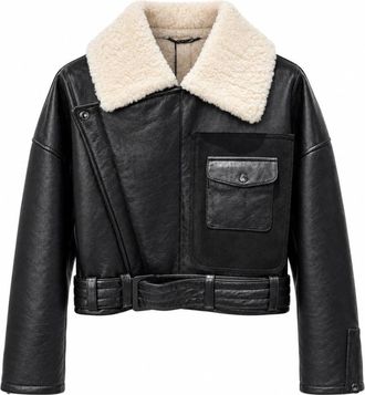 Dolce & Gabbana Giacca in montone di agnello - - Jackets - Uomo - Nero - L