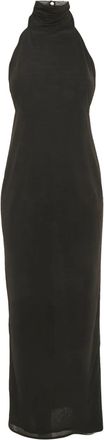 Lovers + Friends Abito lungo con scollo allamericana - Nero