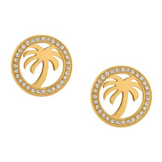 Palm Angels Traccia Oorbellen - Dames - Accessoires - Geel - Maat: ONE Size