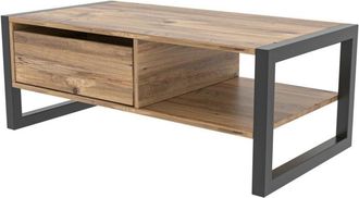 Toilinux Mesa De Centro Kailua 1215, 40x55x105cm, Aglomerado Laminado, Angular