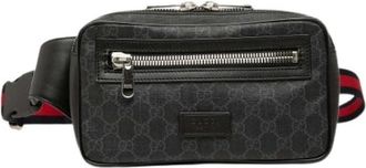 Gucci unisex, Pre-owned, Zwart, Maat: ONE Size Leer