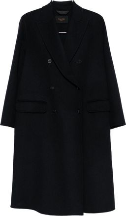 Palt&ograve; Womens Arianna Wool Coat - Black - Size EU 44 (Womens)