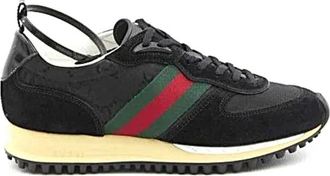 Gucci Suede M - Dames - Schoenen - Zwart - Maat: 37 EU Su&egrave;de