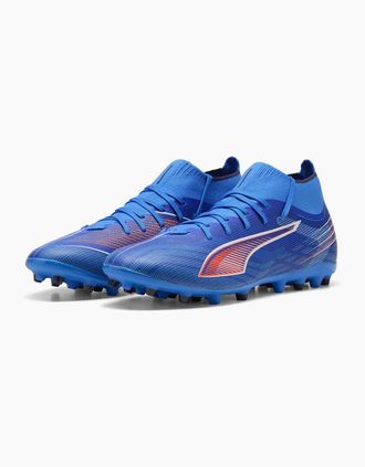 Puma Mens Ultra 6 Match+ Mg Firm Ground Football Boots - Blue - Size: 10.5