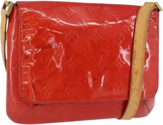 Louis Vuitton Pre-owned Vintage Schoudertas van Lakleer - Dames - Vintage Schoudertas - Rood - ONE Size - Leer - Vintage