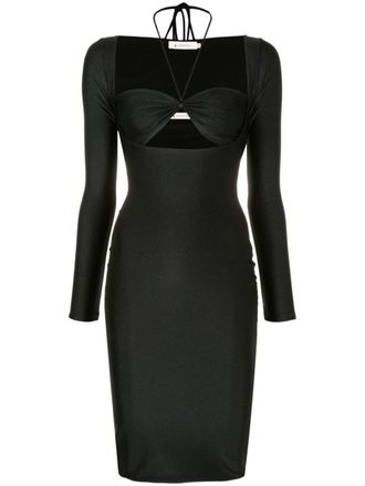 Lethicia Bronstein Marylin cut-out bodycon dress - Black