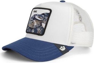 Goorin Brothers Toxic Snake Patch Snapback Trucker Hat in Dust /Galactic at Nordstrom