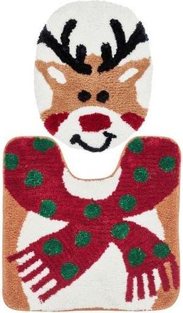 VCNY Home Reindeer Holiday 2-Piece Set Bath Mat at Nordstrom Rack