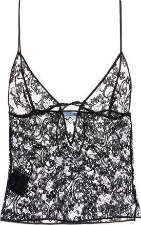 Prada Black lace top