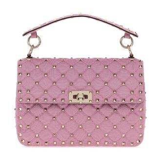 Valentino Garavani Handbags, female, Pink, Size: ONE SIZE Rockstud Handbag