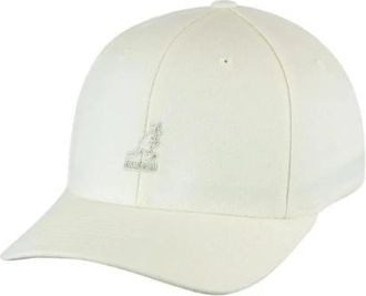 Kangol Witte Wool Flexfit Baseballpet - Heren - Petten - Wit - L/Xl - Accessoires