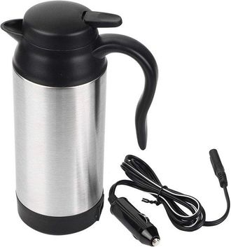OEM Calentador De Tazas - Calentador El&eacute;ctrico De 12 V Y 750 Ml, Botella De Acero Inoxidable Para Coche
