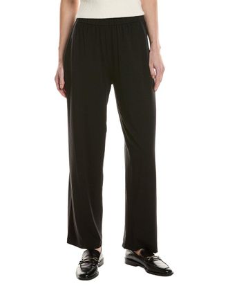 Eileen Fisher Eileen Fisher Straight Ankle Pleated Pant