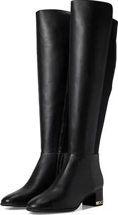 Michael Kors June Flex Boots Womens Boots Black 1 : 6 M, Leather
