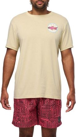 Maui and Sons Aggro Logo Graphic T-Shirt in Sand at Nordstrom, Size Xx-Large