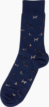 Barbour Mens Barbour Mavin Socks BI79 Mid blue/dog - Size: 9.5/13/12.5/12/11.5/11/9/16/15.5/15/14.5/14/13.5/10.5/10