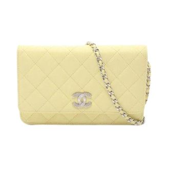 Chanel Pre-owned Cruise Caviar Skin Shoulder Bag - Dames - Pre-owned - Geel - Maat: ONE Size Leer