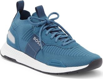 BOSS Titanium Sneaker in Turq/aqua at Nordstrom Rack, Size 10Us / 9Uk