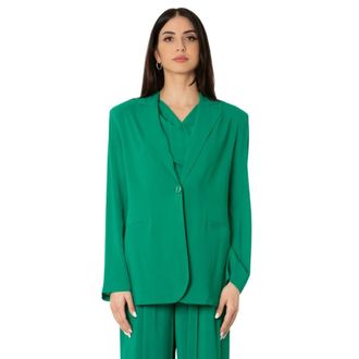 Simona Corsellini Dames, Jassen, Groen, Maat: M Viscose