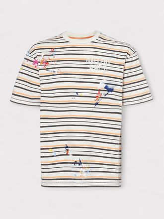 Gallery Dept. Mens. Nelson Striped Tee Multi - Beige - Size X-Large