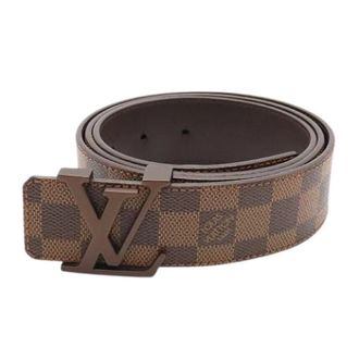 Louis Vuitton Pre-owned Damier Canvas Riem - Heren - Pre-owned - Bruin - Maat: ONE Size