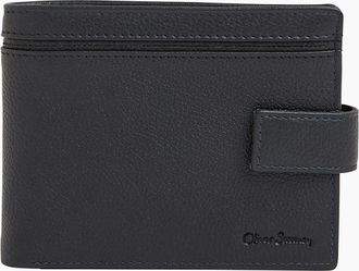 Oliver Sweeney Mens Oliver Sweeney Milled Leather Wallet - Navy - Size: ONE size