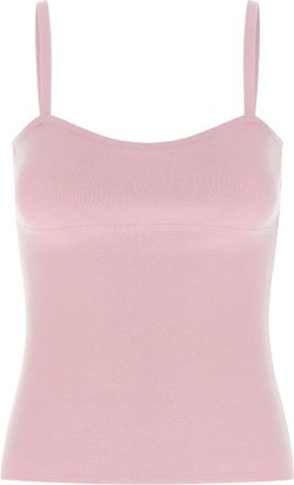 Max Mara Mxmepica Top - Dames - Tops zonder mouwen - Roze - XL - Wol - Tops