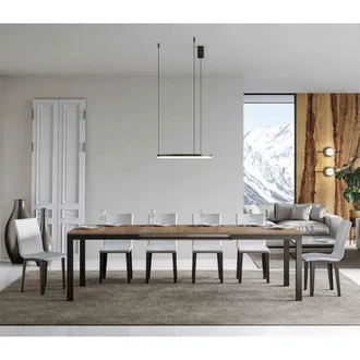 Itamoby Tavolo Allungabile Fino A 440 Cm Everyday Evolution 180 Con Piano Finitura Quercia Natura