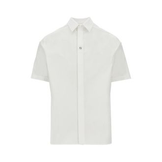 Fendi Boxy Fit poplin shirt Man 39