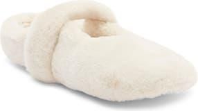 Rebecca Minkoff Beck Faux Fur Slipper in Ivory at Nordstrom Rack, Size Medium