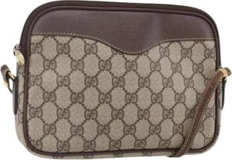 Gucci Pre-owned Cross Body Bags, female, Beige, Size: ONE SIZE Pre-owned Cross Body Bag