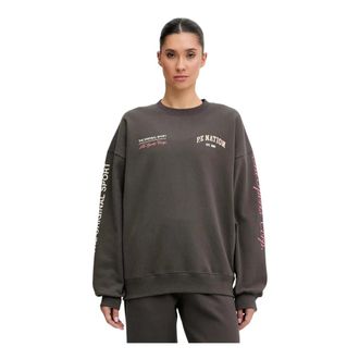 P.E Nation Smoke Sweatshirt - Dames - Sweatshirts - Zwart - M - Katoen - Hoodies & sweatvesten