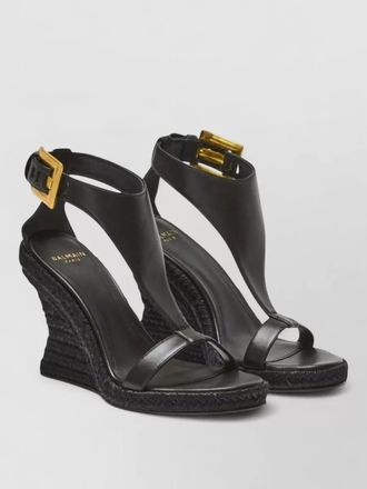 Balmain leather sandals