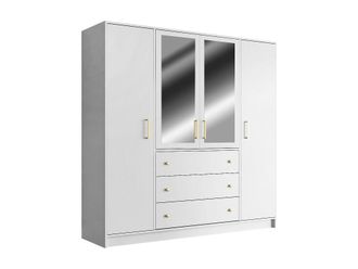 VENTE-UNIQUE.COM Armario madera blanco