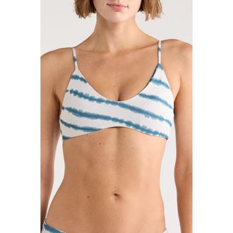 Maaji Liberties Reversible Bikini Top in White at Nordstrom Rack, Size Medium