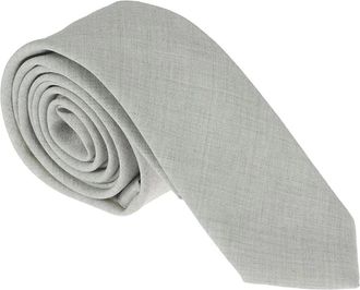Eleventy Wol Das - Heren - Stropdassen - Grijs - ONE Size - Wol - Accessoires