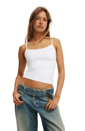 Cotton On Womens Hold Me Cami in White at Nordstrom, Size Xx-Small